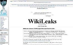 Wikileaks Screenshot