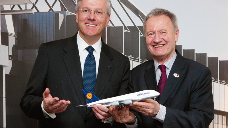 Sportliche Partnerschaft Die Lufthansa bleibt für die nächsten vier Jahre Co-Förderer des Deutschen ...