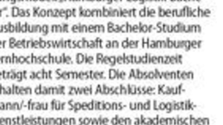 Hamburger Logistik-Bachelor