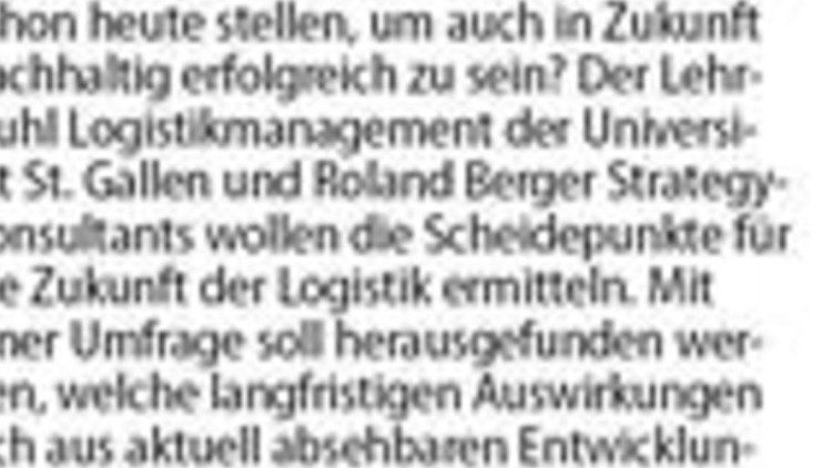 Umfrageteilnehmer gesuchtWelche Weichen muss ein ...