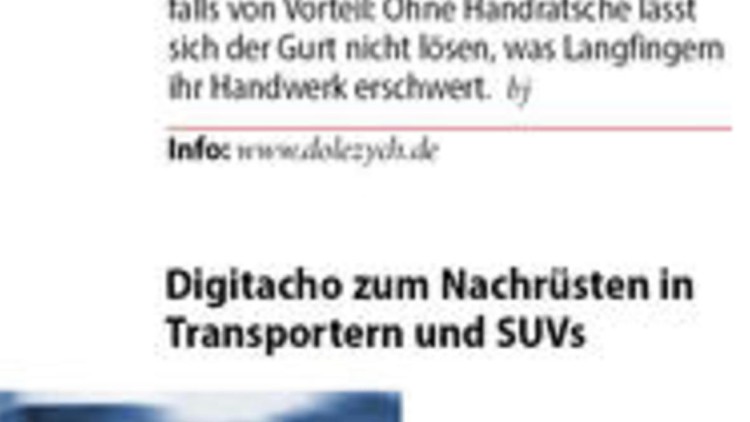 Digitacho zum Nachrüsten in Transportern und ...