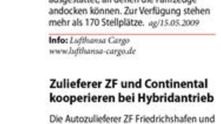 Zulieferer ZF und Continental kooperieren bei ...