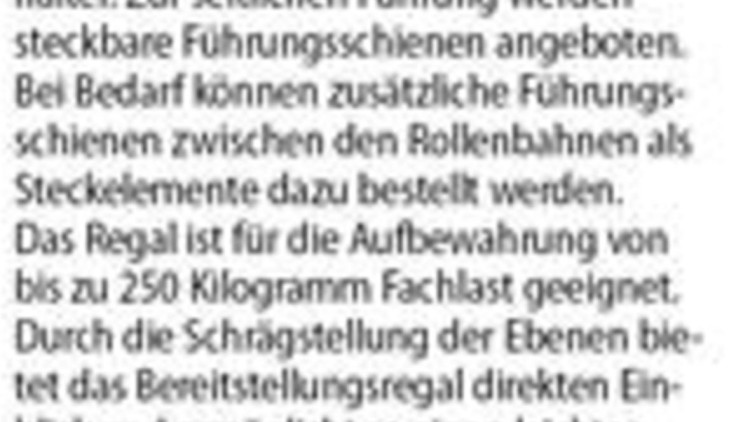 Neues Lagertechnik-Gerät schafft zwei Lagen auf ...