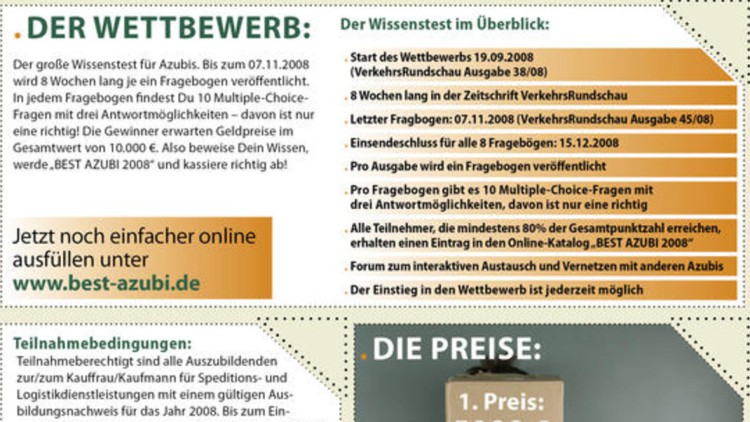 Außerdem erhalten alle Teilnehmer, die mindestens ...