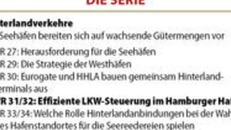 Verkehrsleitsystem im Hafen Hamburg Verkehrsleitsystem im Hafen Hamburg