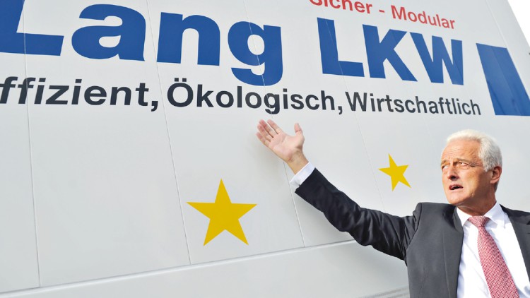 Lang-LKW-Feldversuch