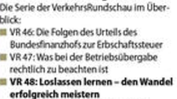 Betriebsübergabe