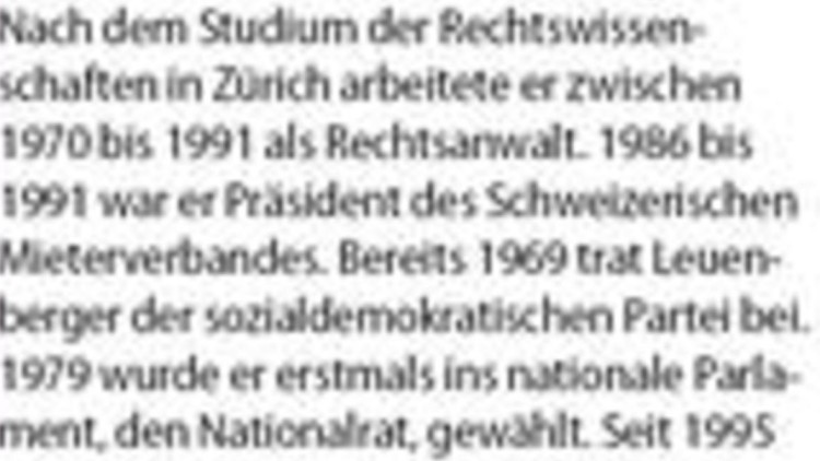 Moritz Leuenberger Moritz Leuenberger