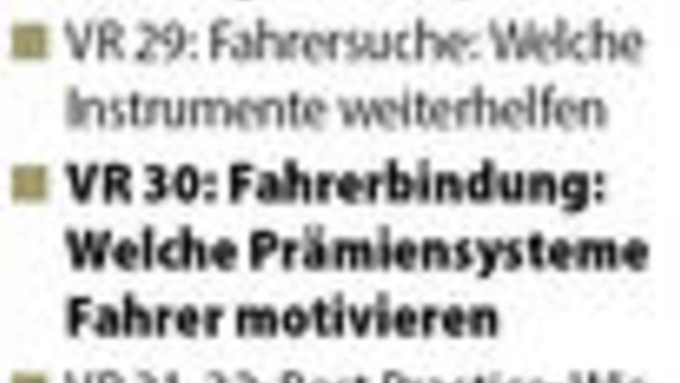 Fahrerprämien Fahrerprämien