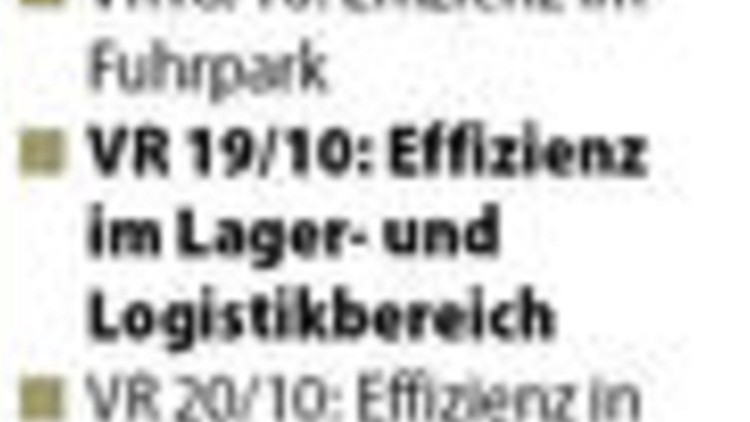 Effizienz im Lager- und Logistikbereich