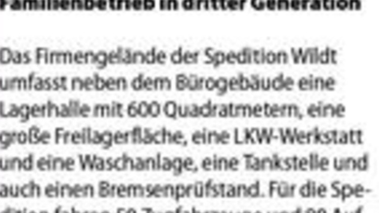 Spedition Wildt