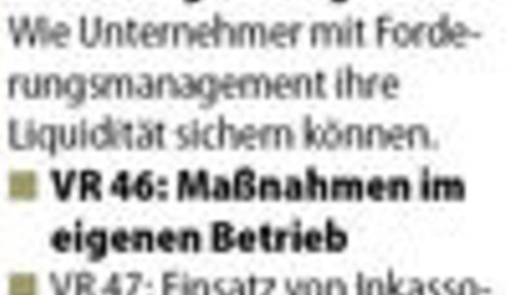 Forderungsmanagement