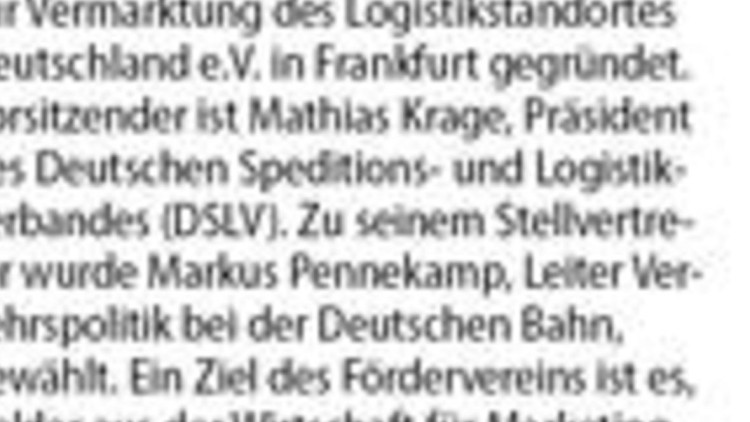 Neuer Förderverein soll Logistikstandort ... Neuer Förderverein soll Logistikstandort ...