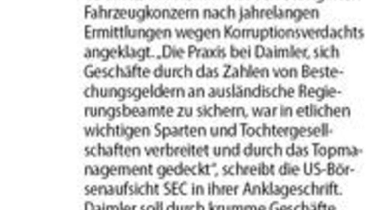 Verdacht auf Preisabsprachen
