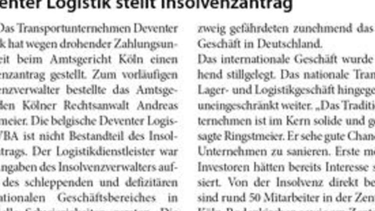 Nagel meldet Rekordumsatz