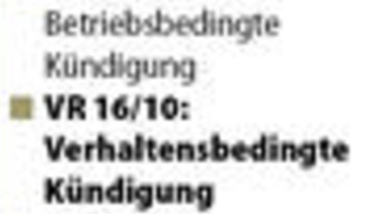 Kündigung