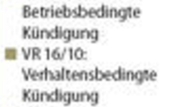 Kündigung