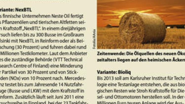 Zukunft des Dieselkraftstoffs
