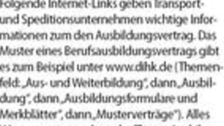 Ausbildungsverträge