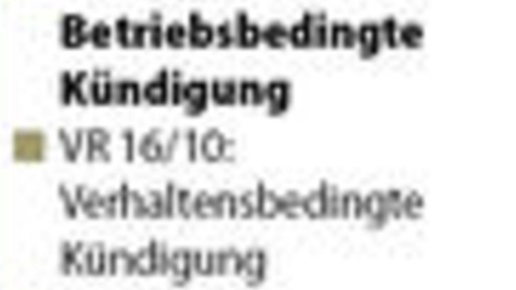 Kündigung Kündigung