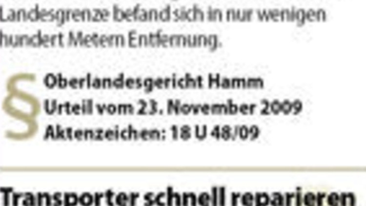 Standgeld ausgeschlossen