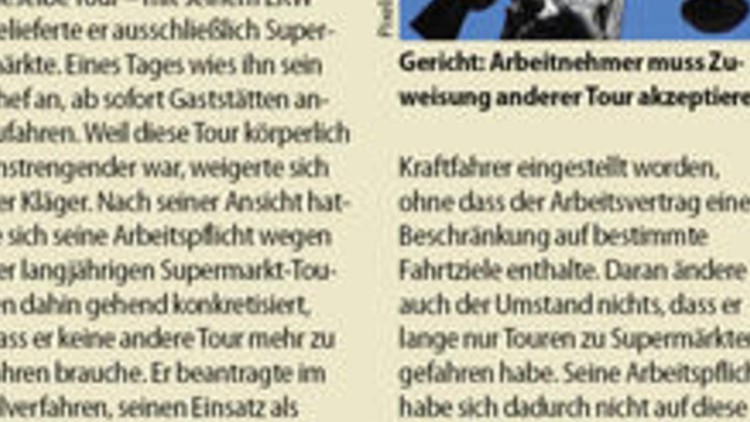 Keine Fahrtenbuchauflage für LKW
