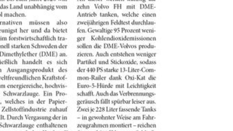 Sprit der Zukunft aus Schwarzlauge