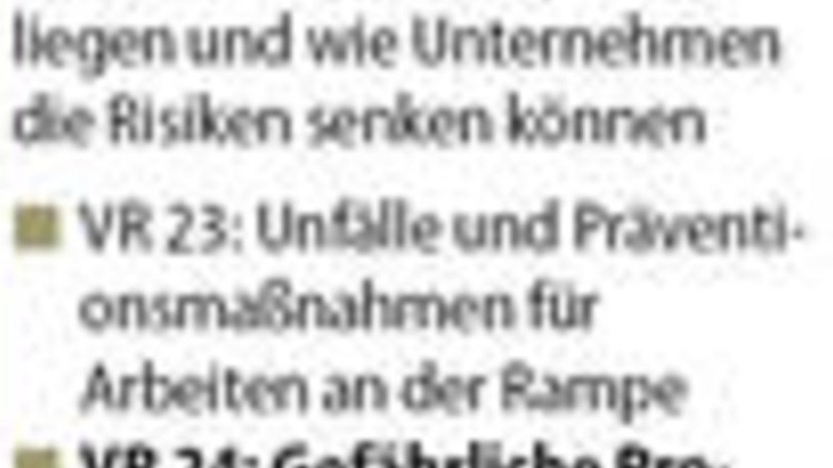 Risiken bei Staplern