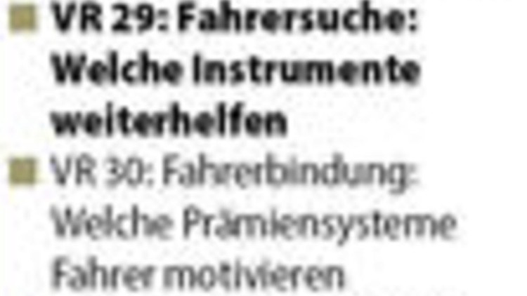 Fahrer finden und binden