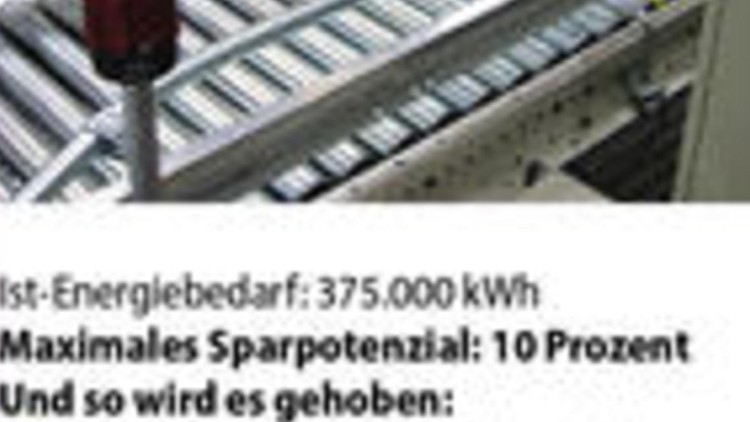 Energieverbrauch eines Lagers Energieverbrauch eines Lagers