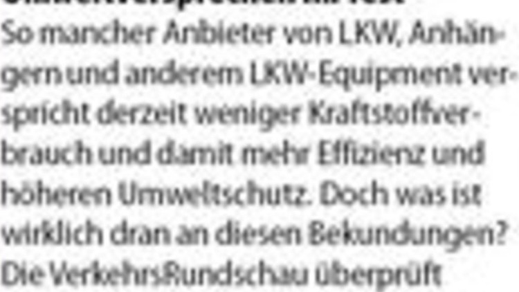 Eco-Liner im Praxistest