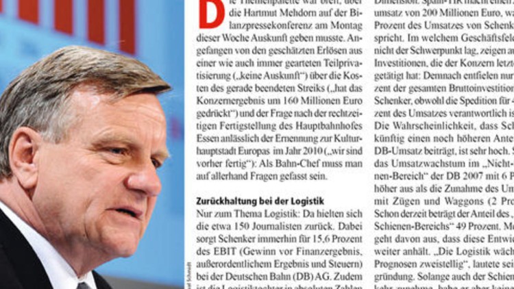 Nebenrolle für Schenker Nebenrolle für Schenker
