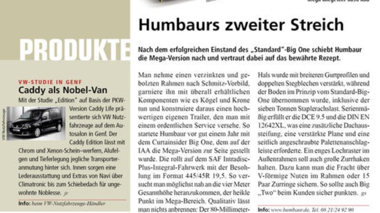 Humbaurs zweiter Streich Humbaurs zweiter Streich