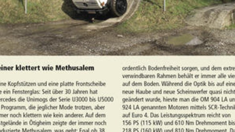 Großes Aufgebot von Mercedes: Dem Actros geht ...