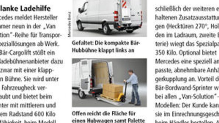 Schlanke Ladehilfe Schlanke Ladehilfe