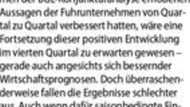 BGL-Konjunkturanalyse