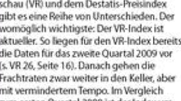 Preise sinken moderat