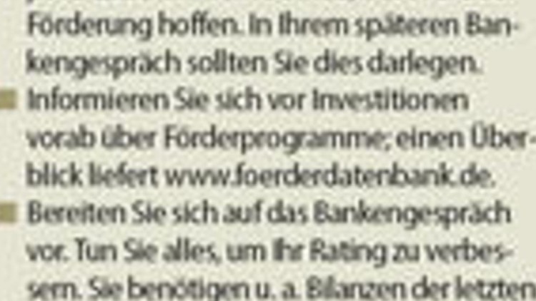 Fragiles Förderglück