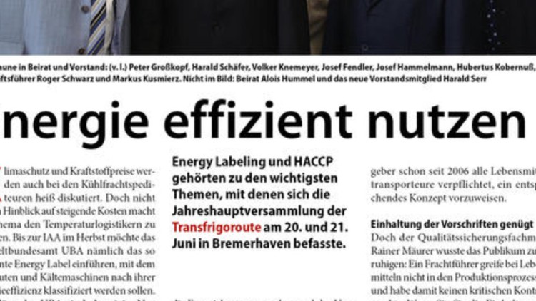 Gute Laune in Beirat und Vorstand: (v. l.) Peter ...