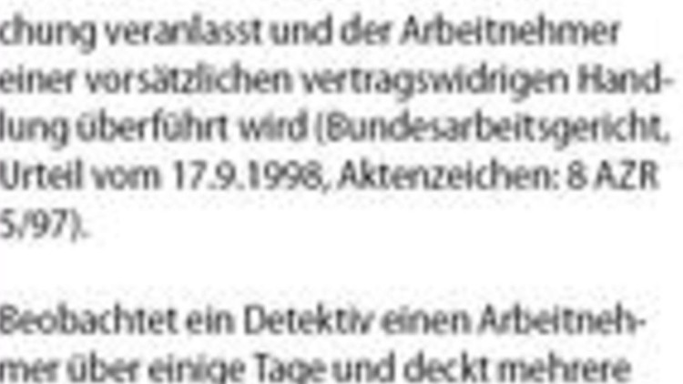 Unter Beobachtung