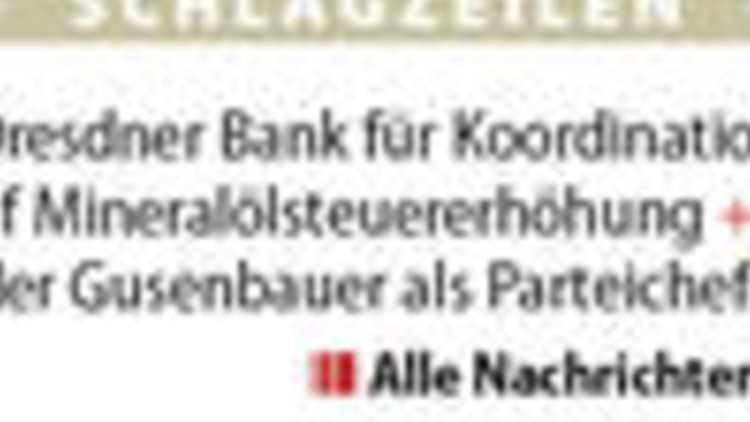 Schlagzeilen +++ Schlagzeilen +++ Schlagzeilen