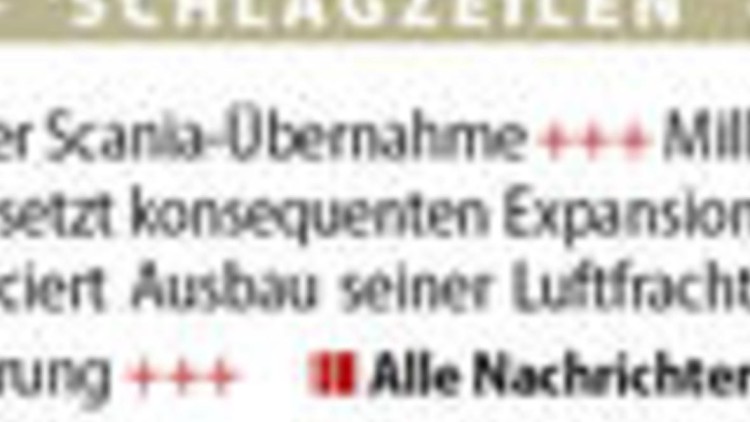 Schlagzeilen +++ Schlagzeilen +++ Schlagzeilen