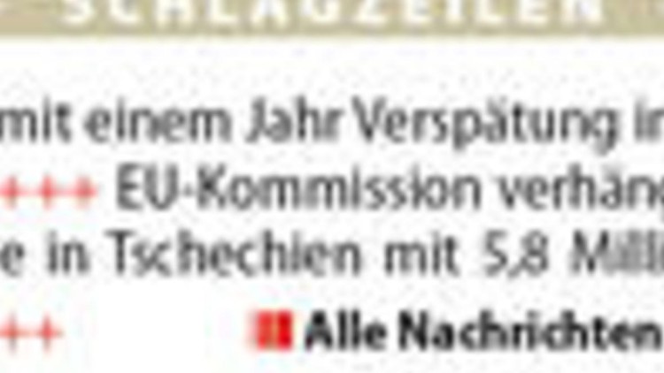 Schlagzeilen +++ Schlagzeilen +++ Schlagzeilen