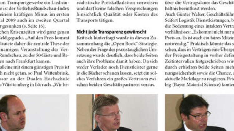 Beidseitig transparent