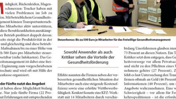 Staatlich geförderter Muntermacher