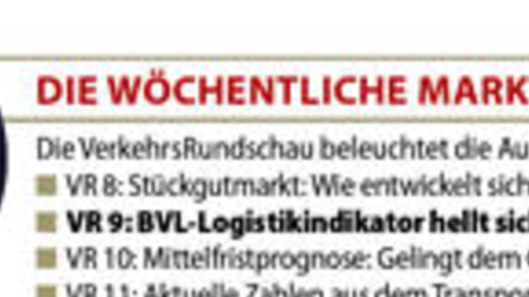 Logistikmarkt über Normalniveau