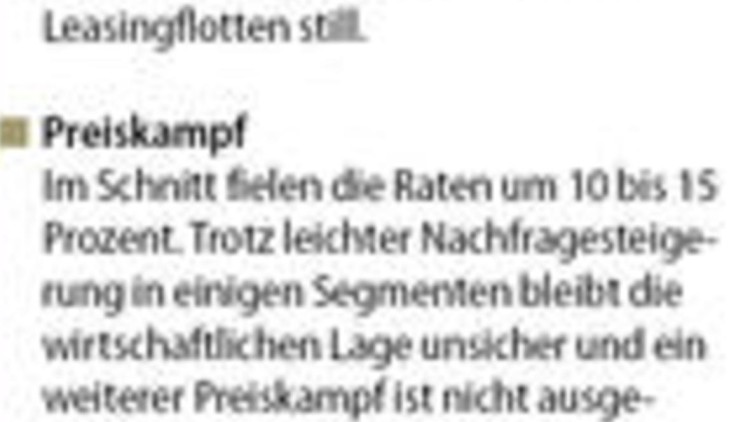 Preiskampf auf Raten