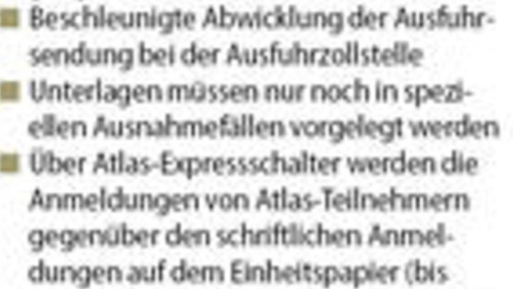 Papier ade: Ausfuhr per Mausklick