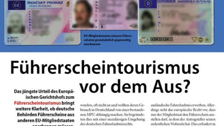 Führerscheintourismus