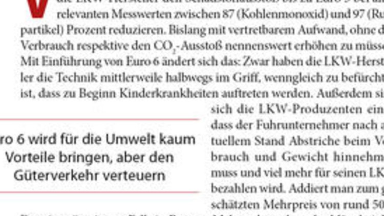 Die teure Norm oder: Wer fährt, zahlt